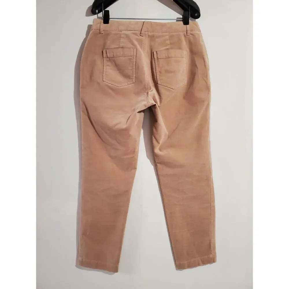 Joie Painter Chino Pants In Deep Blush Womens Size 26 Relaxed Cropped Straight